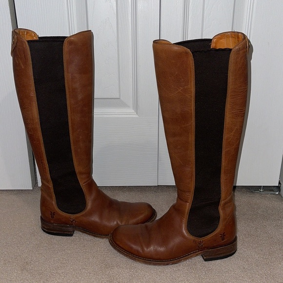Frye Size 5 Brown Riding Chelsea Boots - Picture 4 of 8